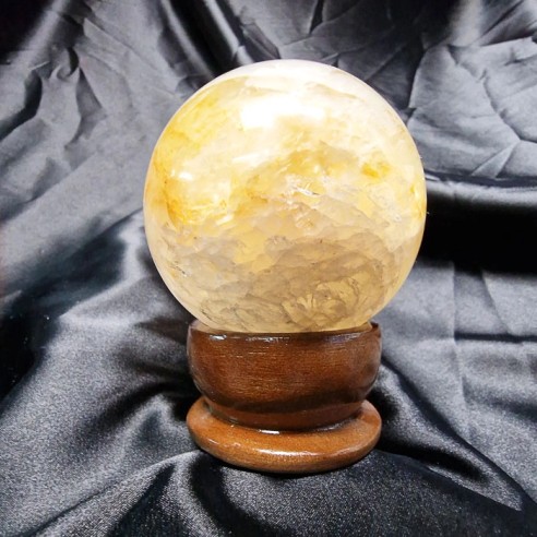 Peana de madera para bola o huevo