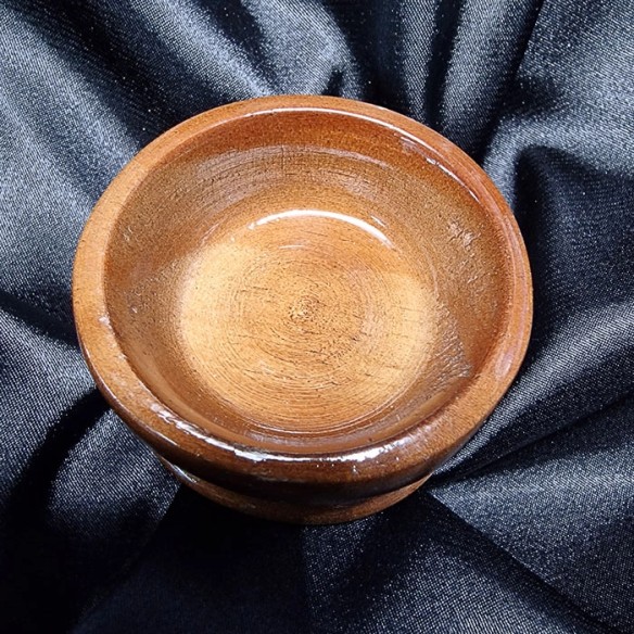 Peana de madera para bola o huevo