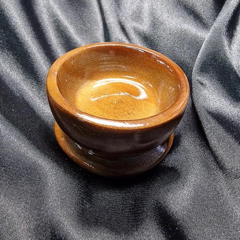 Peana de madera para bola o huevo