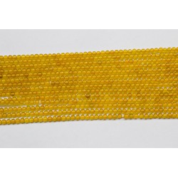 Ágata amarilla hilo bolas 2mm