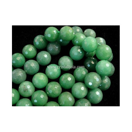 Aventurina verde hilo bolas lapidadas 12mm