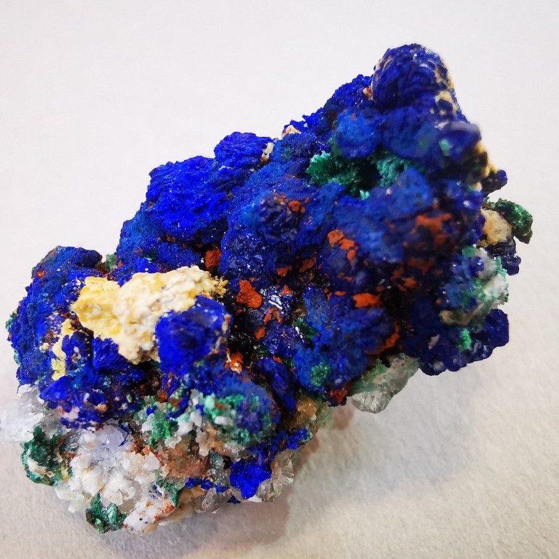 Azurita- mineral cristalizado- marruecos