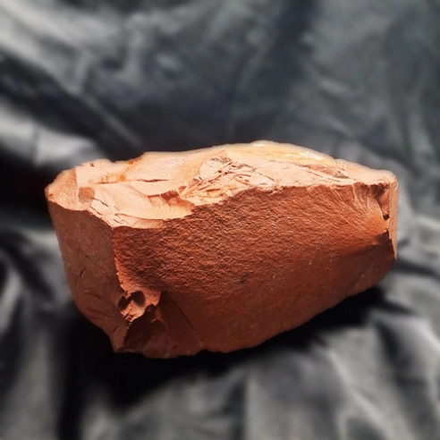 Jaspe rojo natural, pieza de 3,7kg, piedra noble