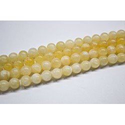 Calcita amarilla hilo bolas 2mm