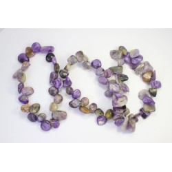 Charoita brazalete hojas