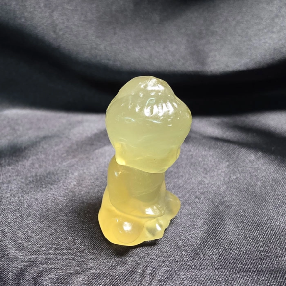 Fluorita amarela figura de Buda de clareza espiritual