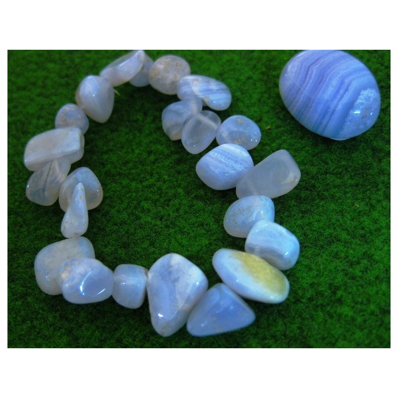 Pulsera de hojas de calcedonia