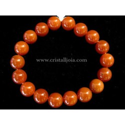 Pulsera carneola bola 10mm
