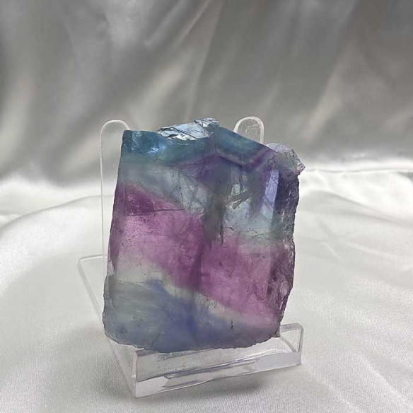Fluorite slab. Mental clarity and spiritual balance