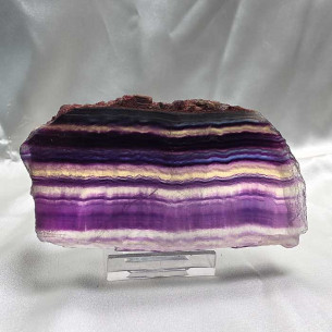 Fluorite slab. Mental clarity and spiritual balance