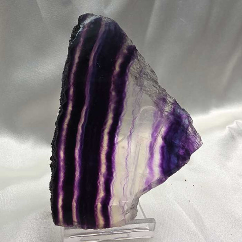 Fluorite slab. Mental clarity and spiritual balance
