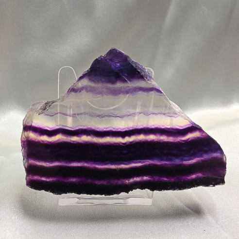 Fluorite slab. Mental clarity and spiritual balance