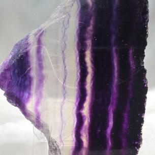 Fluorite slab. Mental clarity and spiritual balance