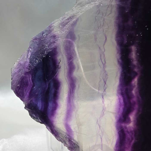 Fluorite slab. Mental clarity and spiritual balance