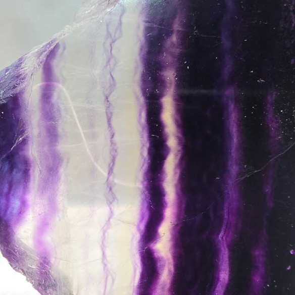 Fluorite slab. Mental clarity and spiritual balance