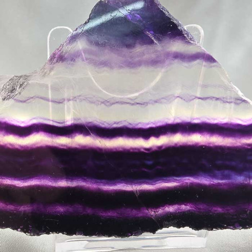 Fluorite slab. Mental clarity and spiritual balance