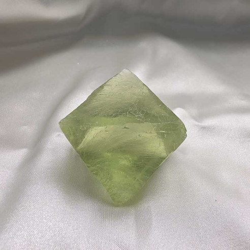Fluorite octahedron. Mental clarity and spiritual balance
