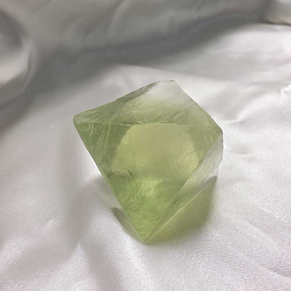 Fluorite octahedron. Mental clarity and spiritual balance