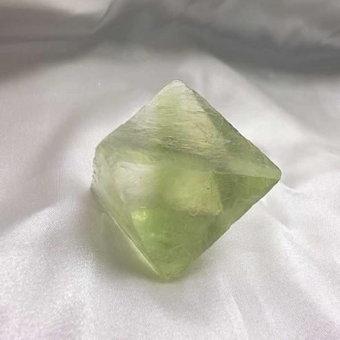 Fluorite octahedron. Mental clarity and spiritual balance