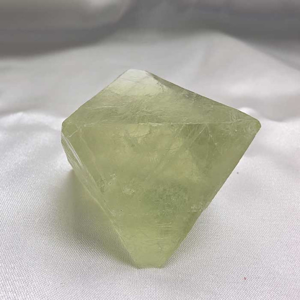 Fluorite octahedron. Mental clarity and spiritual balance
