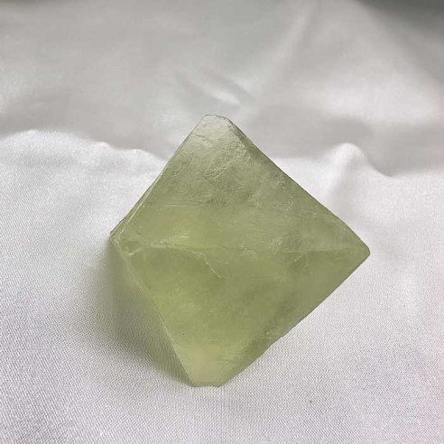 Fluorite octahedron. Mental clarity and spiritual balance