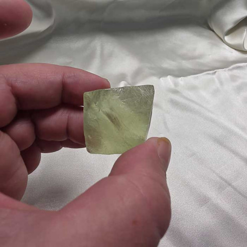 Fluorite octahedron. Mental clarity and spiritual balance