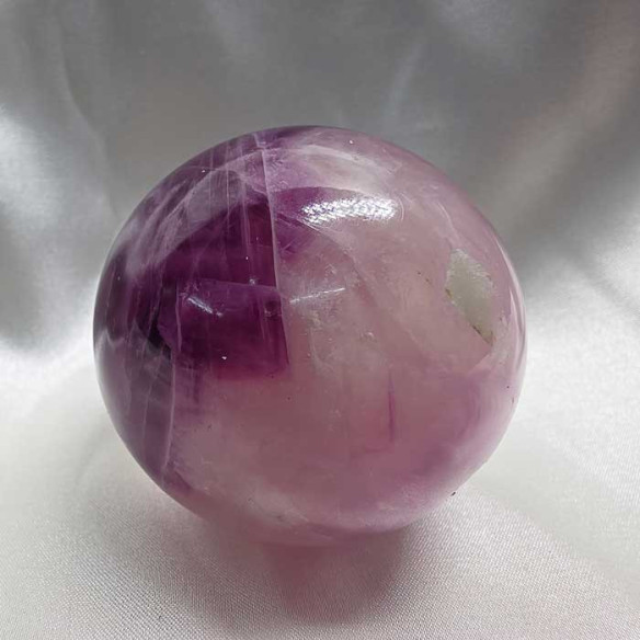 Fluorite sphere. Mental clarity and spiritual balance