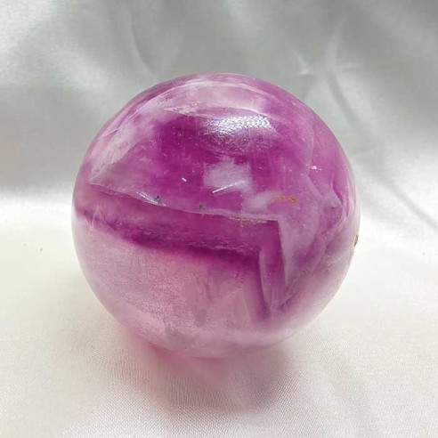 Fluorite sphere. Mental clarity and spiritual balance