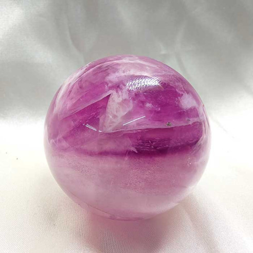 Fluorite sphere. Mental clarity and spiritual balance