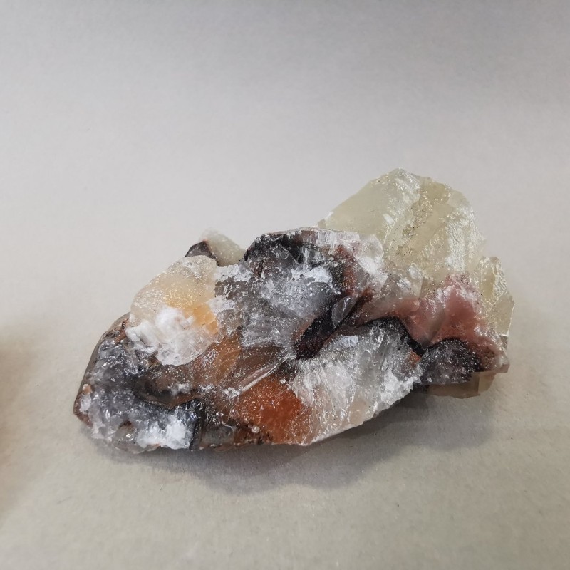 Calcita tricolor - mineral en bruto - méjico
