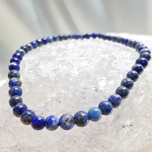 Lapis Lazuli Bracelet 4mm. Softness and harmony.