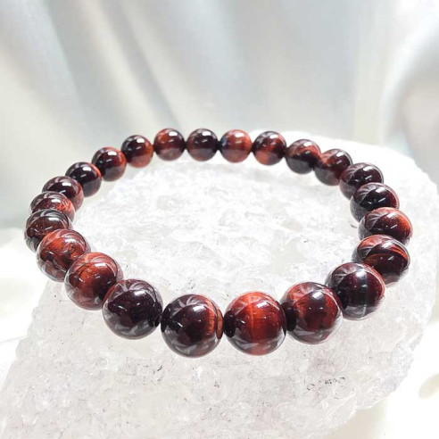 Ojo de buey brazalete bola 8mm. Protección y energía.