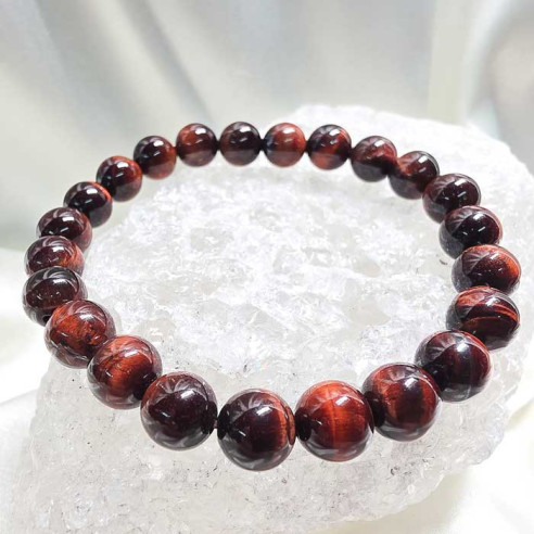 Ojo de buey brazalete bola 8mm. Protección y energía.