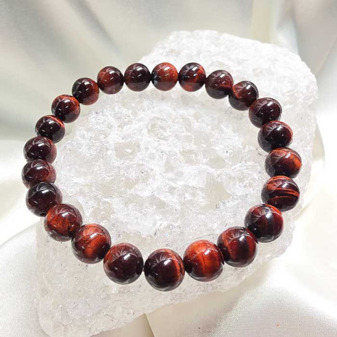 Ojo de buey brazalete bola 8mm. Protección y energía.