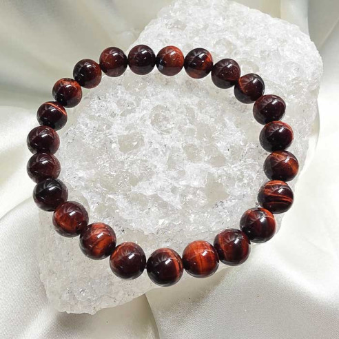 Ojo de buey brazalete bola 8mm. Protección y energía.