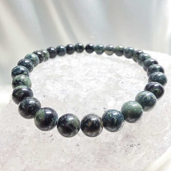 Jaspe kambaba brazalete bola 6mm. Calma y naturaleza.