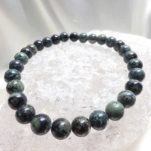 Jaspe kambaba brazalete bola 6mm. Calma y naturaleza.