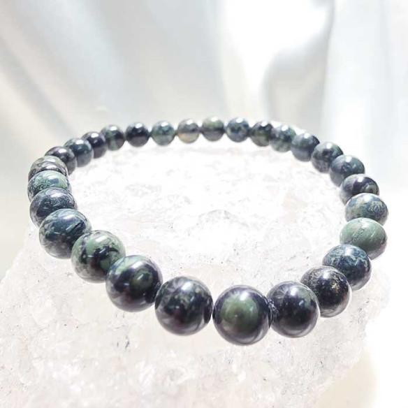 Jaspe kambaba brazalete bola 6mm. Calma y naturaleza.