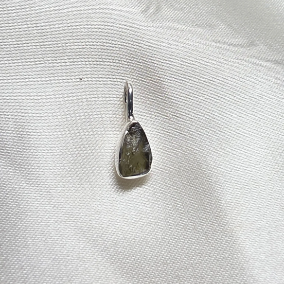 Moldavite Silver Pendant · Unique Piece | Cristalljoia