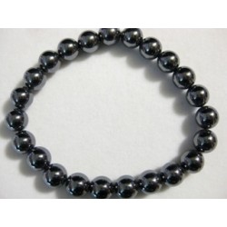Pulsera hematite bola 8mm