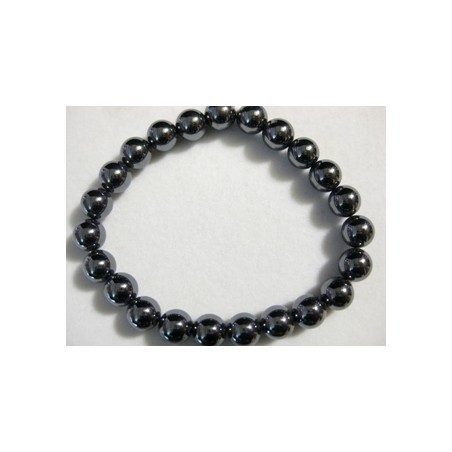Pulsera hematite bola 8mm