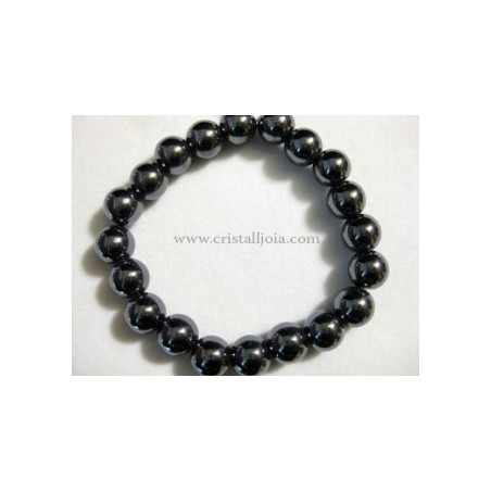 Pulsera hematite bola 12mm