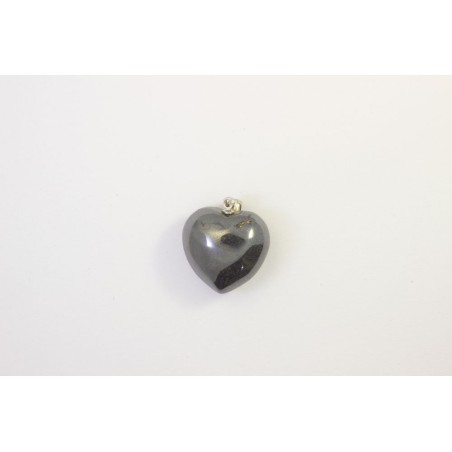 Hematites colgante corazón 20mm