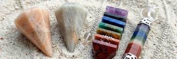 All mineral pendulums, balance and spiritual connection