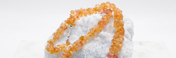 Necklaces made of Natural Mineral and Semi-Precious Stones