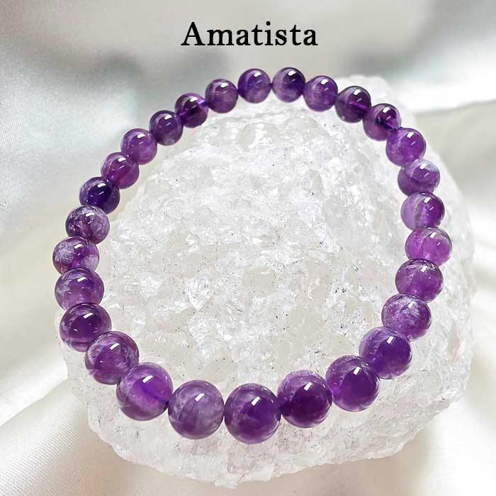 Brazalete amatista disponible en Cristalljoia Barcelona
