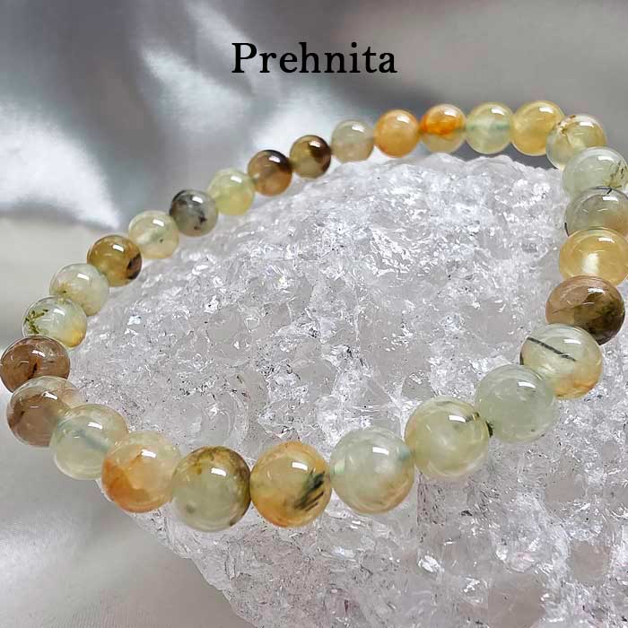 Brazalete prehnita disponible en Cristalljoia Barcelona