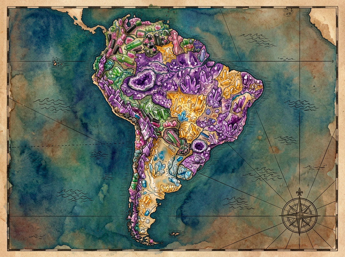Minerales bonitos de Brasil
