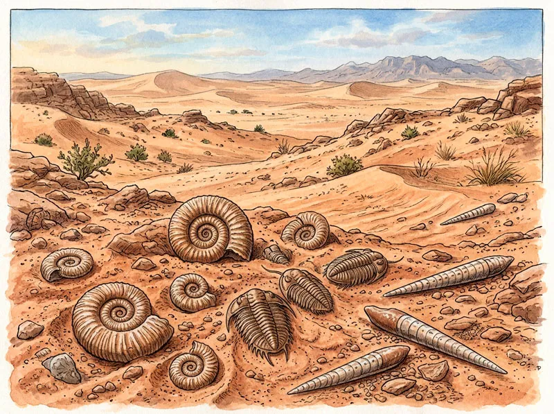Extraordinary fossils from Morocco. Cristalljoia