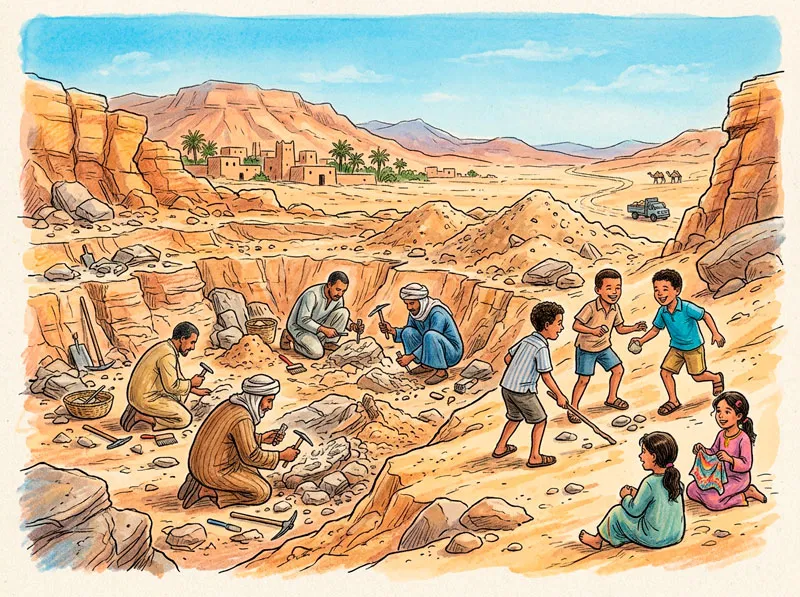 Extraordinary fossils from Morocco. Cristalljoia